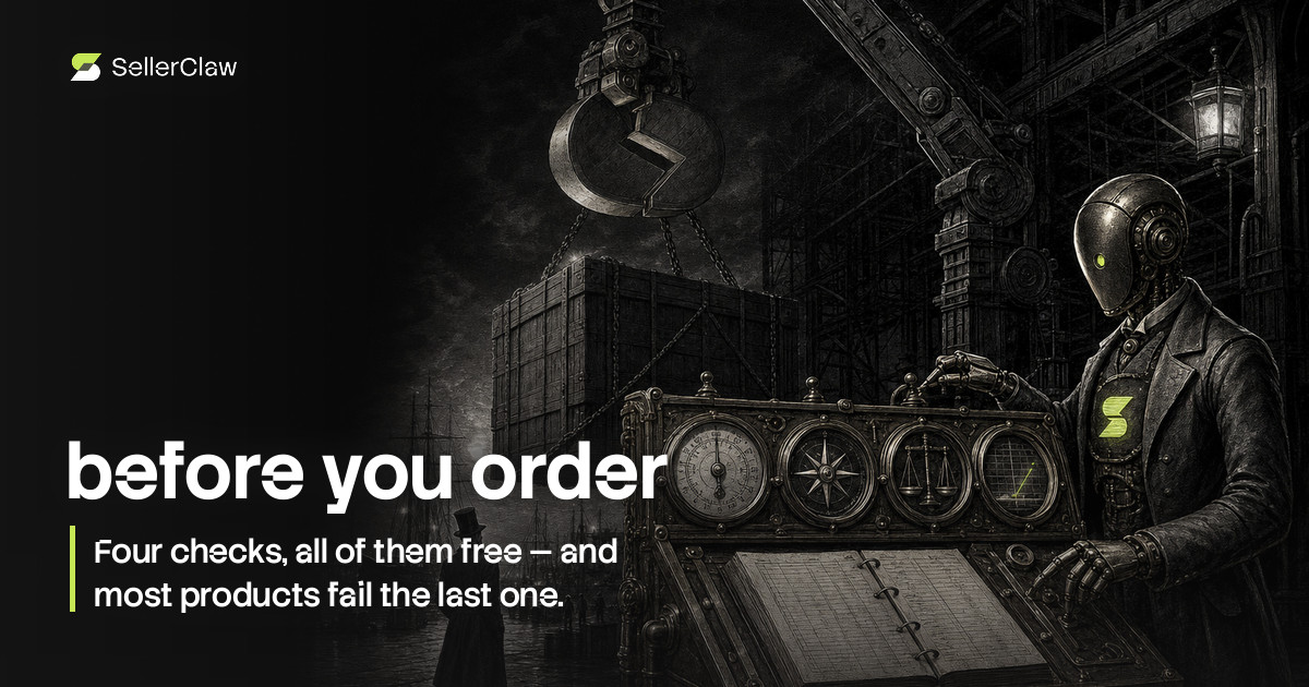 Cover: the check that decides whether a product is worth selling
