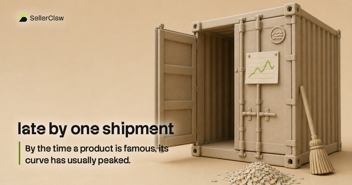 Cover: the trend was over before the shipment arrived