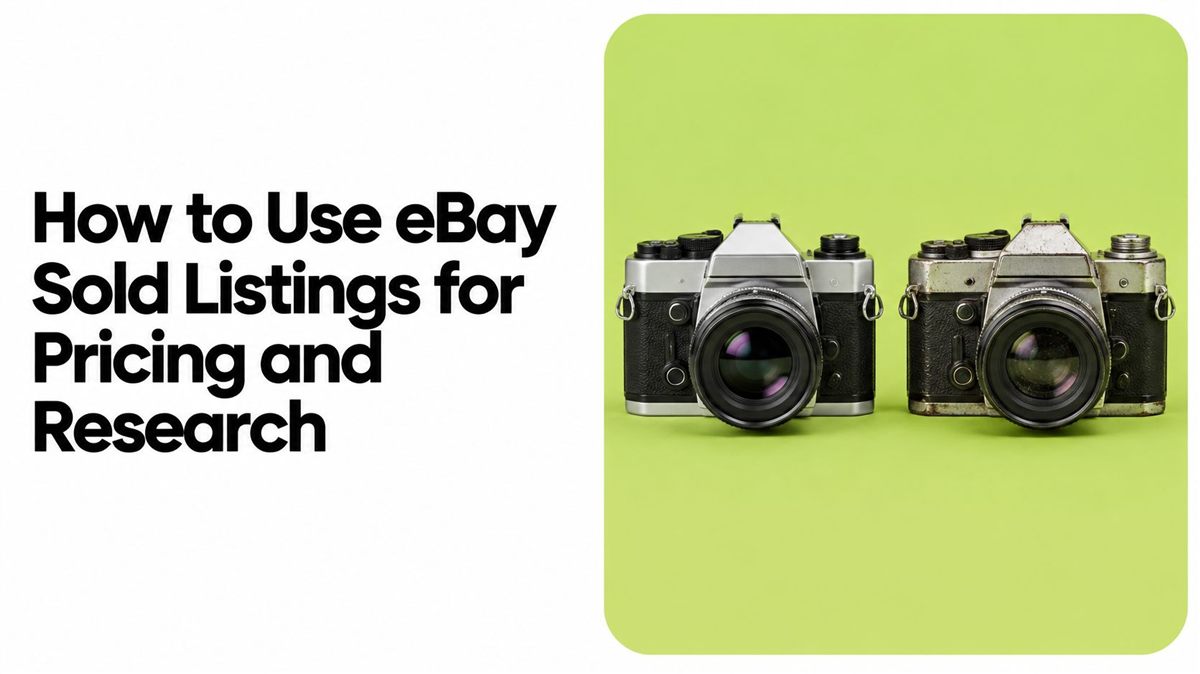 Cover: how to track competitors on eBay with Terapeak