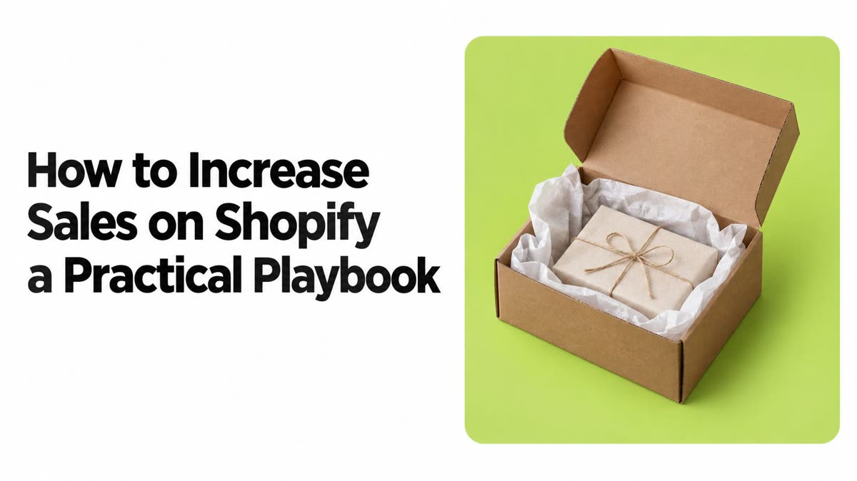 Cover: how to increase sales on Shopify