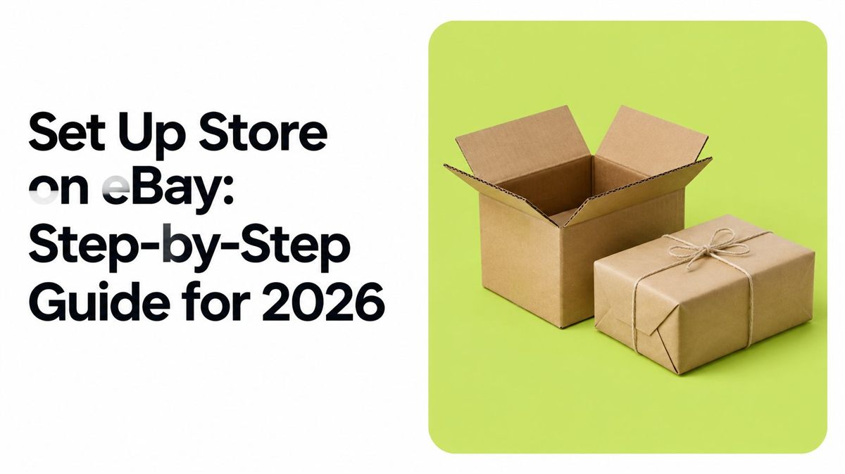 Cover: how to set up an eBay Store