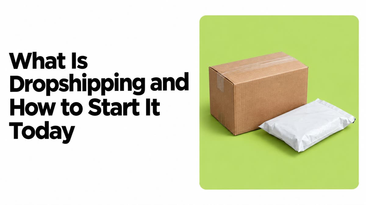 Cover: what is dropshipping and how to start it